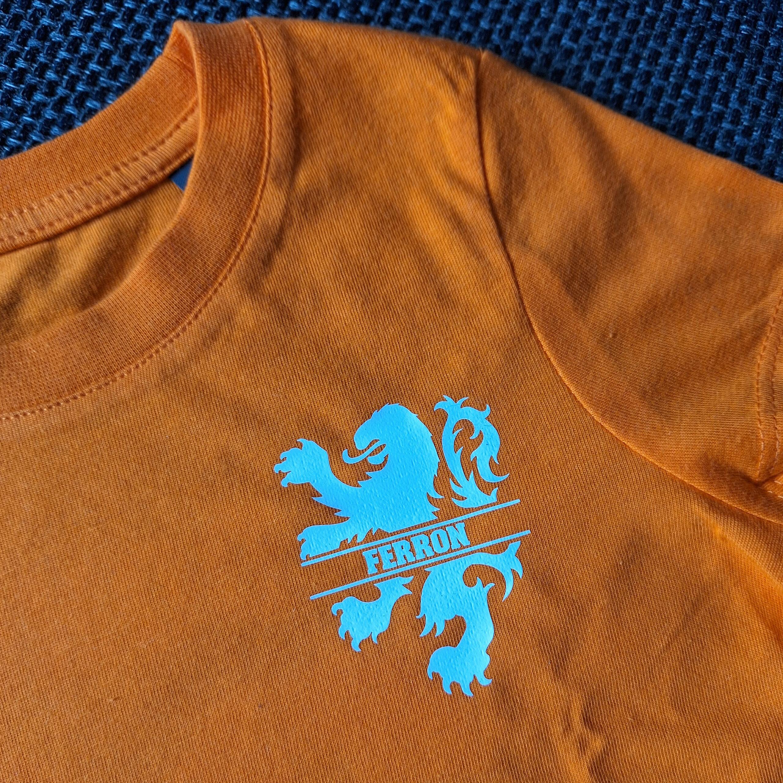 Holland shirt met naam en rugnummer.